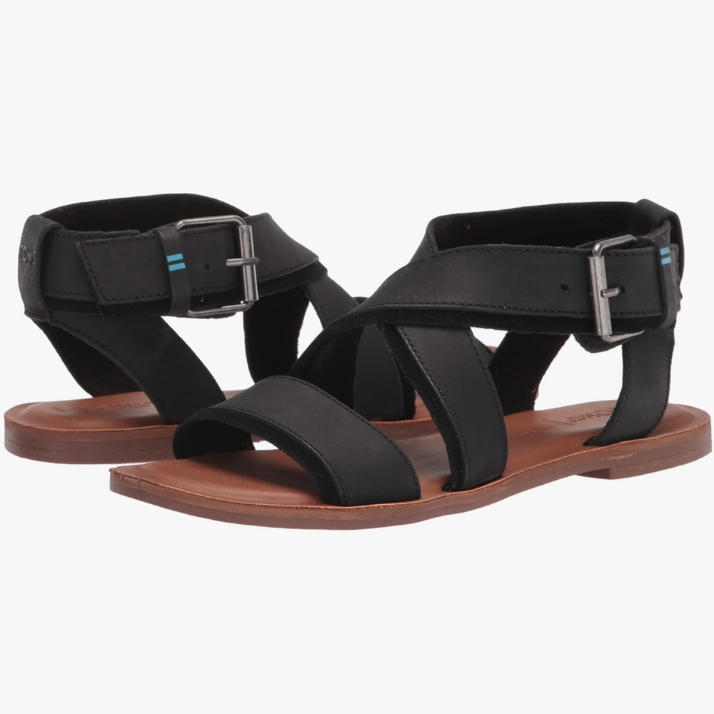 Toms Women’s Size 12 Black Sidney Sandals